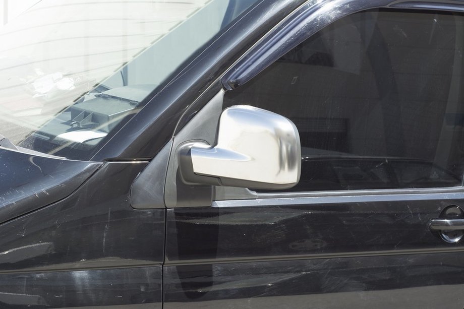 Volkswagen T5 Multivan 2003–2010 гг. Накладки на Зеркала Серый Матовый (2 шт) Image