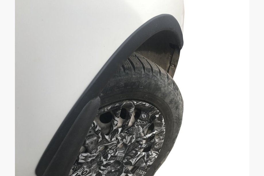 Fiat Doblo I 2005-2010 гг. Расширители арок (4 шт, черные) Image