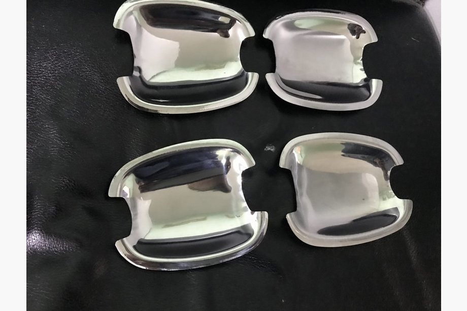 Opel Zafira C Tourer 2011-2019 гг. Накладки на чашки под ручки из нержавеющей стали (4 шт) Фото 4