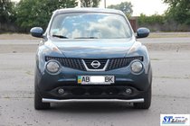Nissan Juke 2010-2019 гг. Передняя защита ST008-2 (нержавейка) фото 3