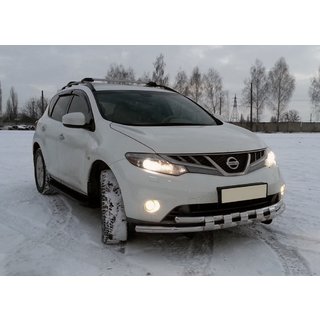 Передняя защита ST015 (нержавейка)