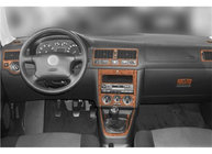 Volkswagen Golf 4 1997-2006 гг. Накладки на Панель Приборов Алюминий фото 6