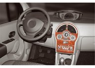 Renault Modus 2005-2012 гг. Накладки на панель приборов (Meric, Турция) Алюминий фото 2