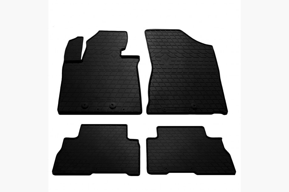 Kia Sorento II XM 2009-2014 гг. Резиновые коврики 2012-2014 (4 шт, Stingray Premium) Image