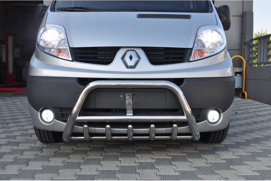 Nissan Primastar 2002-2014 гг. Кенгурятник WT003 (нержавейка) Image