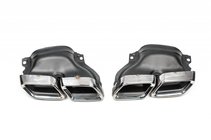 Mercedes S-class W222 2013-2022 гг. Насадки на выхлоп AMG S63 фото 2
