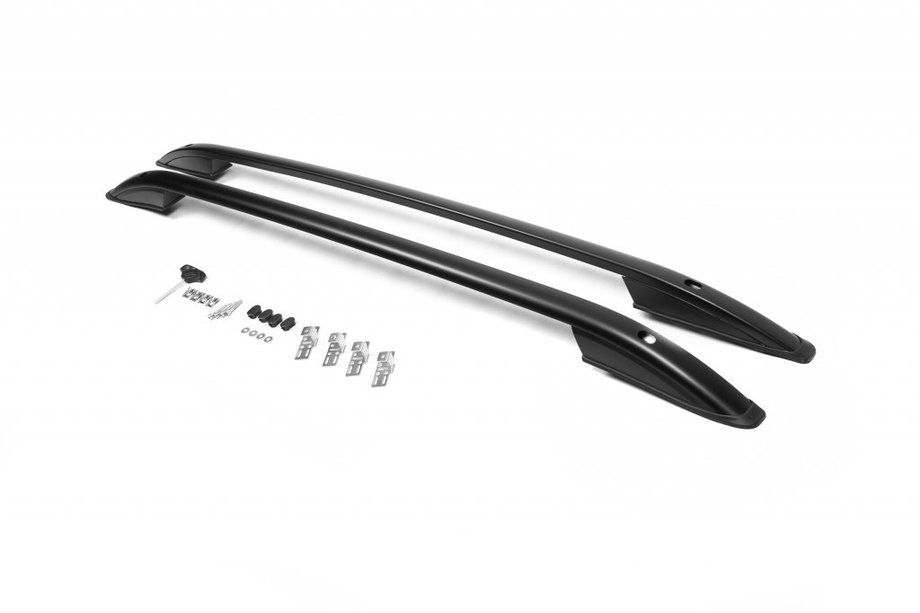 Nissan Qashqai 2007-2010 гг. Рейлинги Skyport BLACK Image