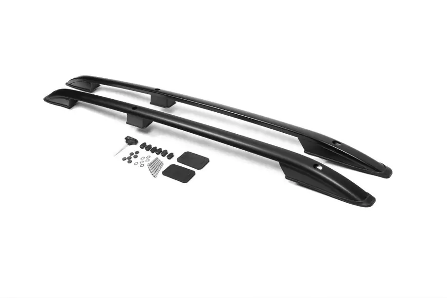 Volkswagen Caddy 2010-2015 гг. Рейлинги Skyport BLACK Image