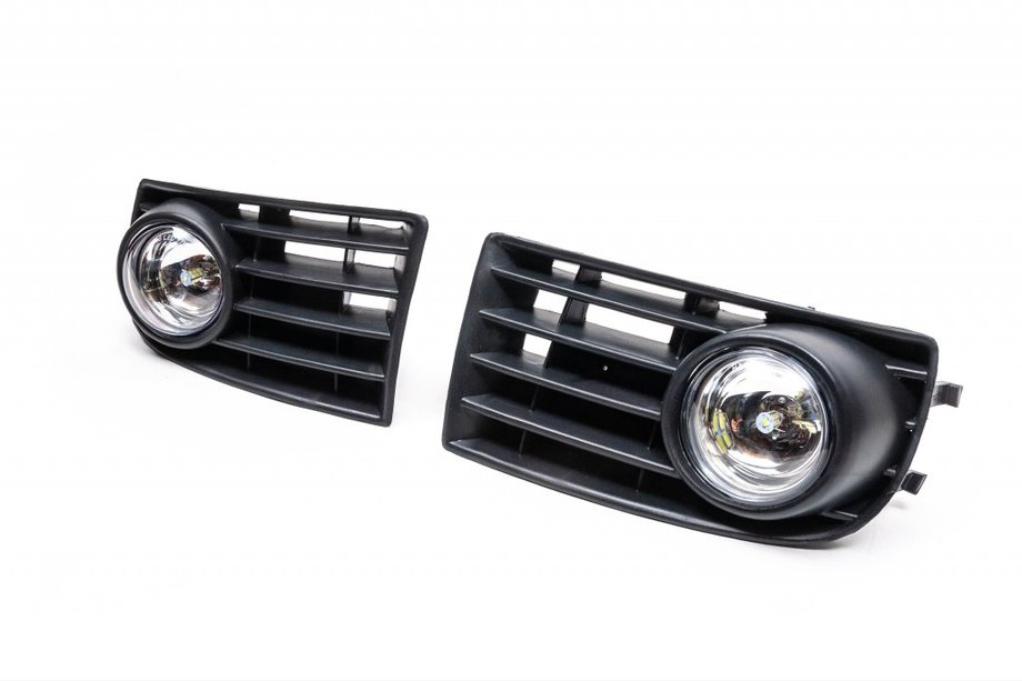 Volkswagen Golf 5 2003-2009 гг. Противотуманные фары с вставками (HB, с LED-лампой) Image