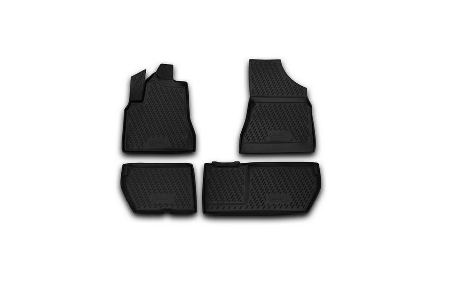 Citroen Berlingo 2008-2018 гг. Резиновые коврики в салон (4 шт, Novline) Фото 1