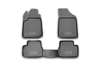 Citroen C-3 2002-2009 гг. Резиновые коврики в салон (4 шт, Novline) фото 1