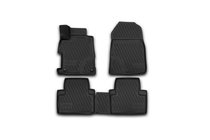 Honda Civic Sedan IX 2011-2016 гг. 3D резиновые коврики в салон (4 шт, Novline) фото 1