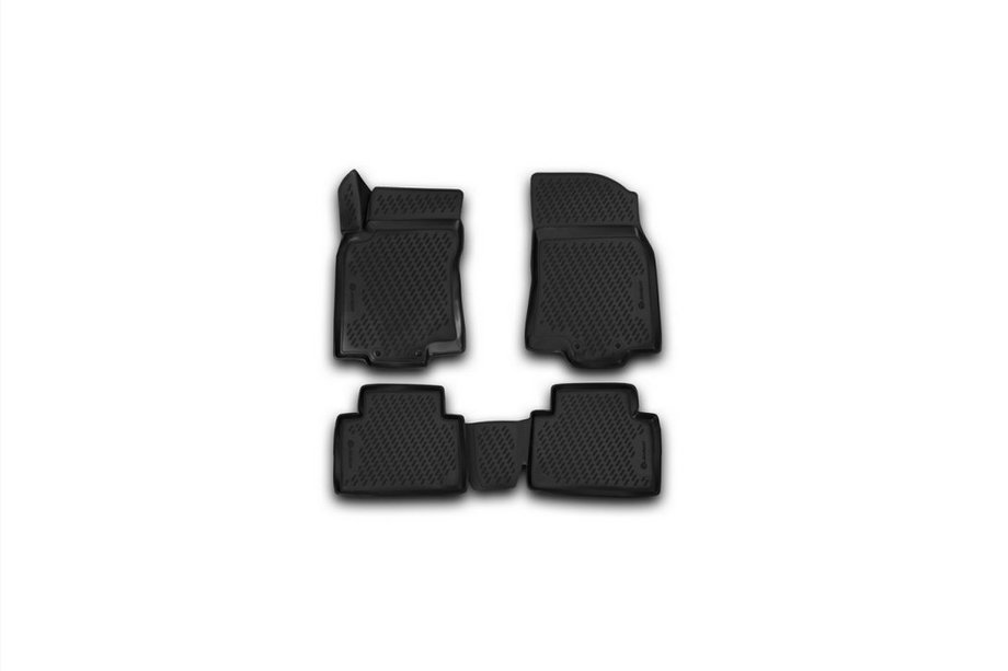 Nissan X-trail T32/Rogue 2014-2021 гг. 3D резиновые коврики в салон (4 шт, Novline) Фото 1