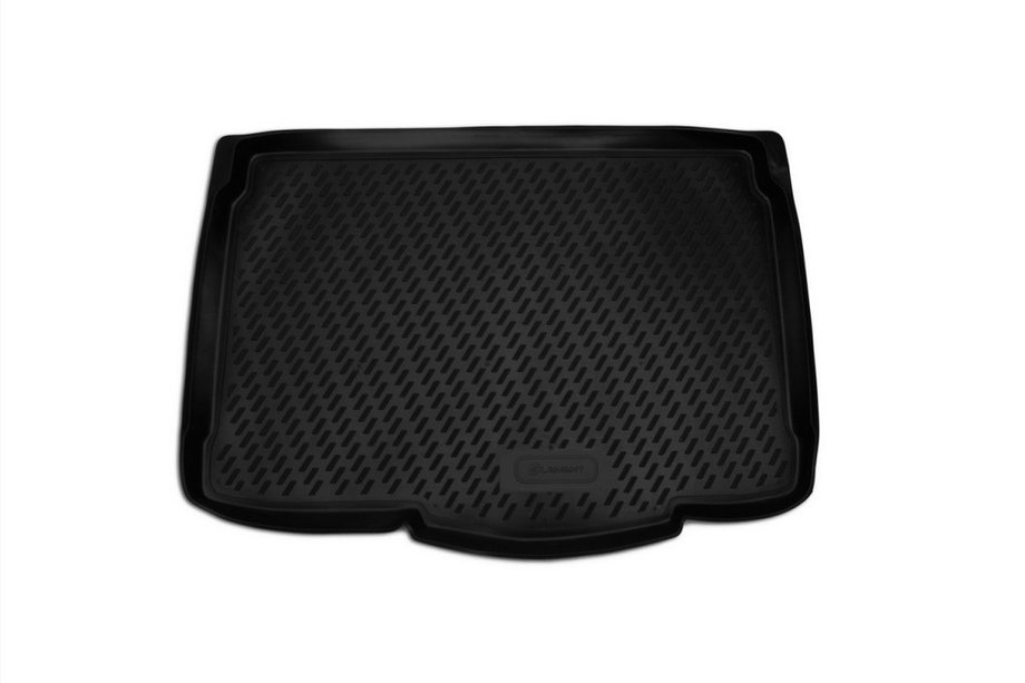 Opel Corsa D 2007-2014 гг. Коврик в багажник резиновый (Novline) HB (Вариант 2) Image