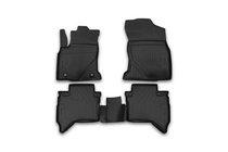 Toyota Hilux 2015- гг. Резиновые коврики в салон (4 шт, Novline) фото 1
