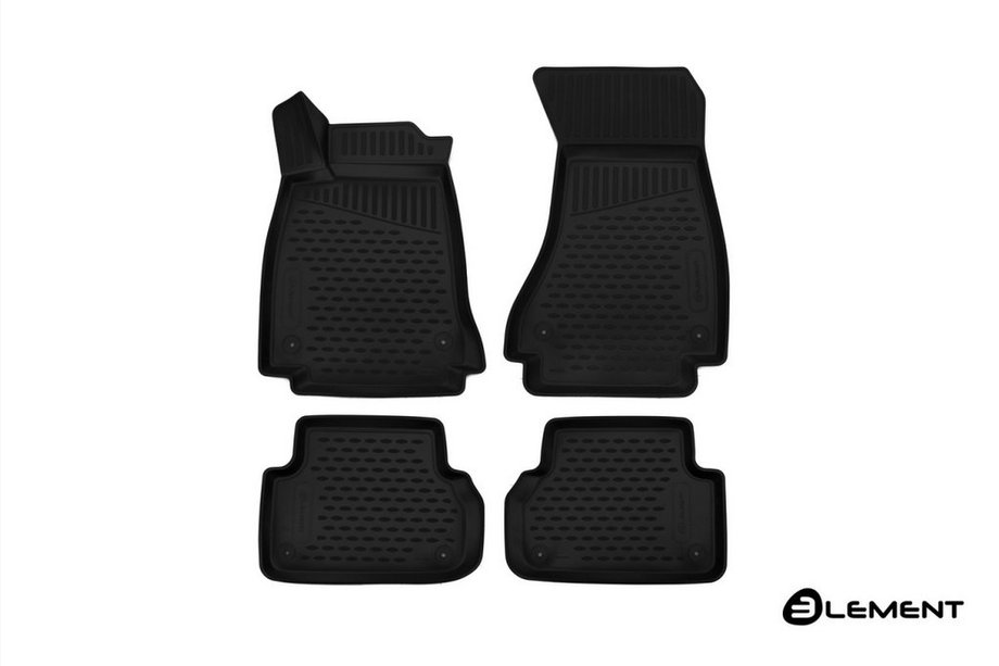 Audi A4 B9 2015-2024 гг. 3D резиновые коврики в салон (4 шт, Novline) SD/Avant/Allroad Фото 1