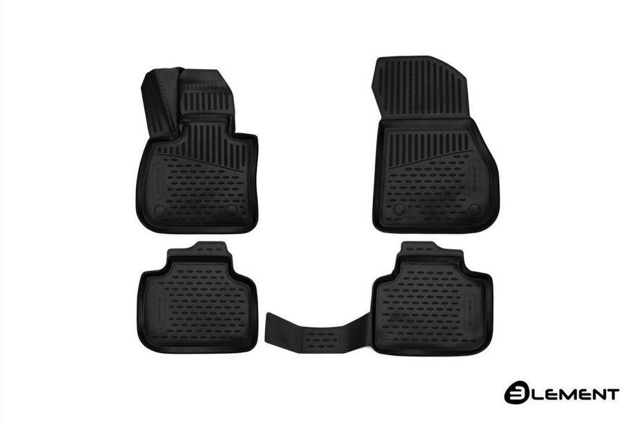 BMW X1 F48 2015-2022 гг. 3D резиновые коврики в салон (4 шт, Novline) Фото 1
