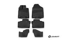 Honda Pilot 2015-2022 гг. 3D резиновые коврики в салон (6 шт, Novline) фото 1