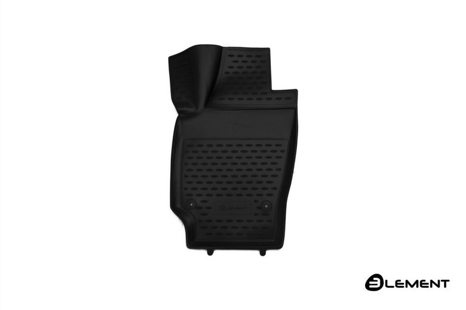 Volkswagen Polo 2010-2017 гг. Резиновый коврик (передний левый) 3D в салон (Novline) HB Image