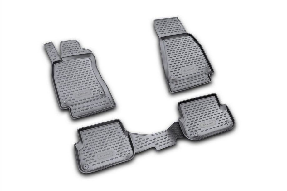 Audi A6 C6 2004-2011 гг. Резиновые коврики в салон (4 шт, Novline) Image