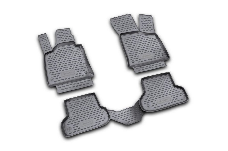 Audi A3 2003-2012 гг. Резиновые коврики в салон (4 шт, Novline) Image