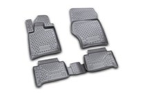 Audi Q7 2005-2015 гг. Резиновые коврики в салон (4 шт, Novline) фото 1