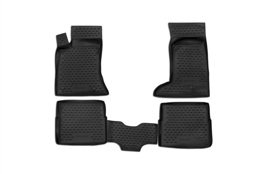 Cadillac SRX 2004-2009 гг. (2004-2009) Резиновые коврики в салон (4 шт, Novline) Фото 1