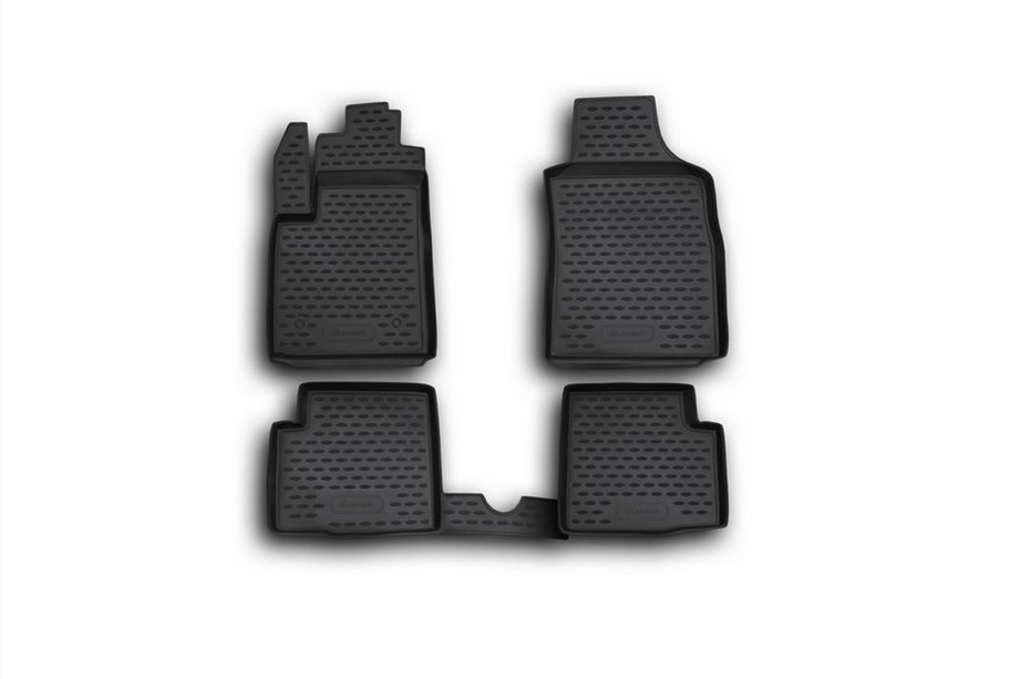 Fiat 500/500L 2013-2022 гг. (500) Резиновые коврики в салон (4 шт, Novline) Image