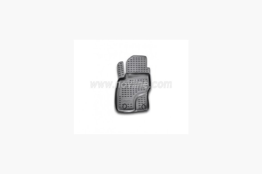 Ford Focus II 2005-2008 гг. Резиновый коврик передний левый в салон (Novline) Вариант 1 Image
