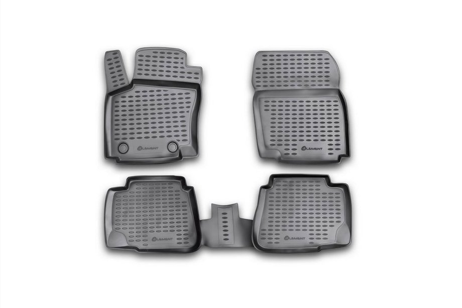 Ford Mondeo 2008-2014 гг. Резиновые коврики в салон (4 шт, Novline) Вариант 2 Фото 1