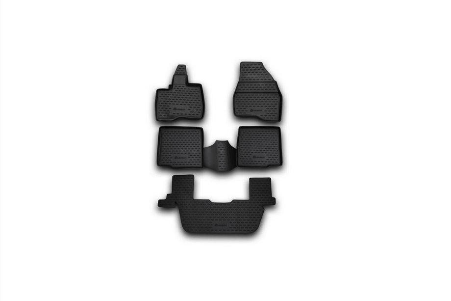 Ford Explorer 2011-2019 гг. Резиновые коврики в салон (5 шт, Novline) Image