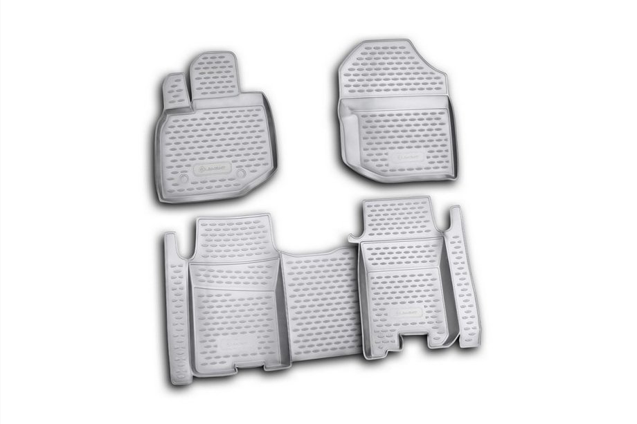 Honda FIT/Jazz 2009-2013 гг. Резиновые коврики в салон (4 шт, Novline) Image