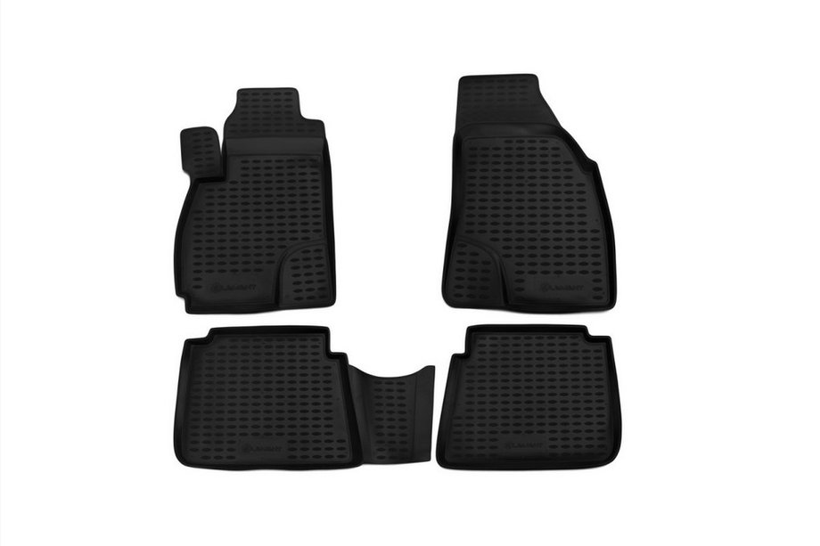 Hyundai Santa Fe 1 2000-2006 гг. Резиновые коврики в салон (4 шт, Novline) Image