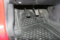 Hyundai I-10 2008-2013 гг. Резиновые коврики в салон (4 шт, Novline) фото 1