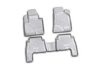Hyundai Santa Fe 2 2006-2012 гг. (2010-2012) Резиновые коврики в салон (4 шт, Novline) фото 1