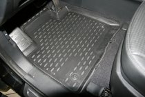 Hyundai Santa Fe 3 2012-2018 гг. Резиновые коврики в салон (4 шт, Novline) фото 1