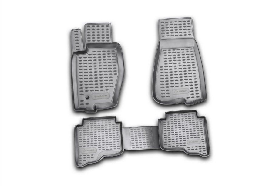 Jeep Grand Cherokee WK 2004-2010 гг. Резиновые коврики в салон (4 шт, Novline) Фото 1