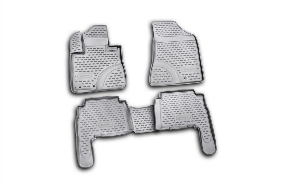 Kia Sorento II XM 2009-2014 гг. (2009-2012) Резиновые коврики в салон (4 шт, Novline) Image