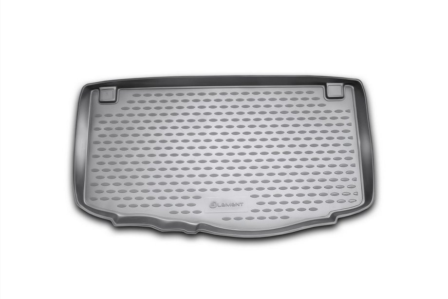 Kia Picanto 2011-2016 гг. Коврик в багажник резиновый (Novline) HB Image