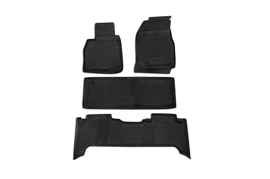 Lexus LX470 1998-2007 гг. Резиновые коврики в салон (4 шт, Novline) Image
