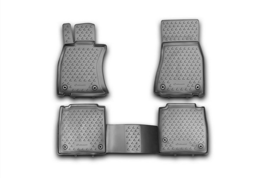 Lexus LS 2007-2017 гг. Резиновые коврики в салон (4 шт, Novline) LS 460 L (с 2012) Image