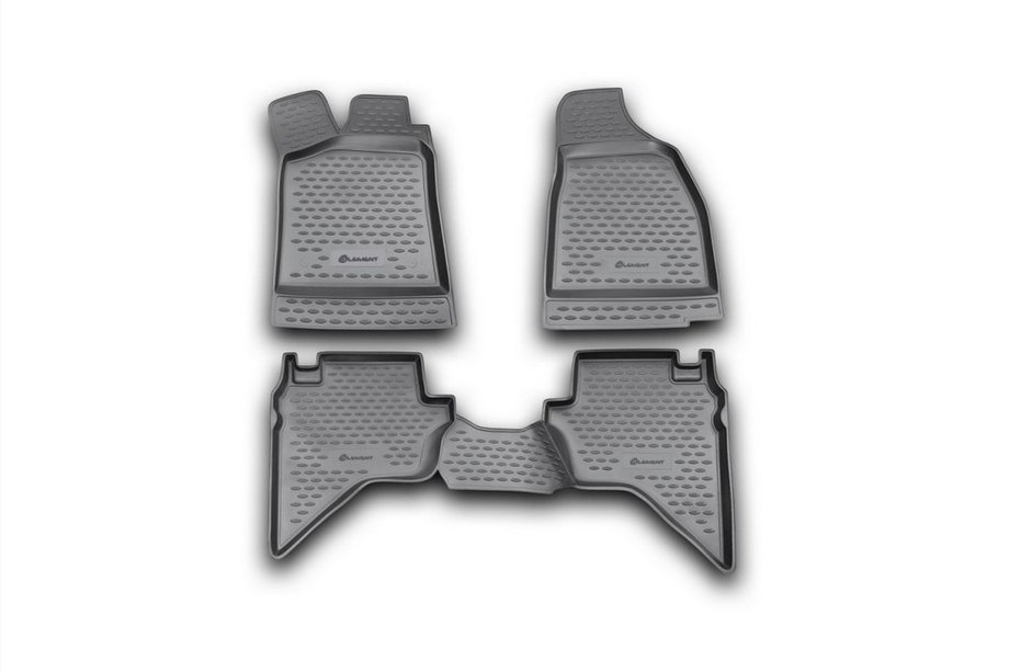 Mazda BT-50 2007-2012 гг. Резиновые коврики в салон (4 шт, Novline) Image