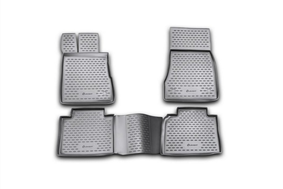 Mercedes S-class W220 1998-2005 гг. Резиновые коврики в салон (4 шт, Novline) Long Image