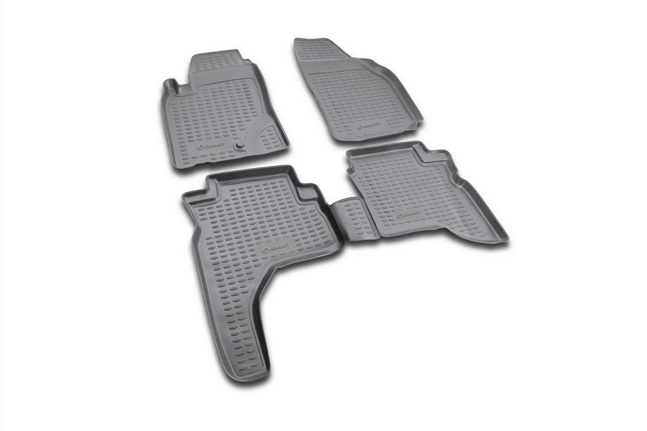 Mitsubishi Pajero Sport 1996-2007 гг. Резиновые коврики в салон (4 шт, Novline) Image