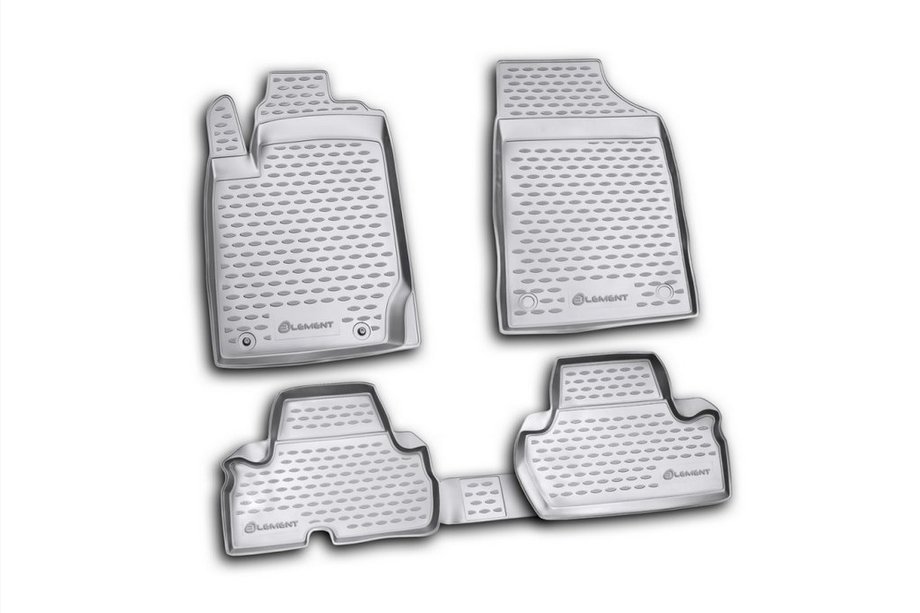 Mitsubishi L200 2006-2015 гг. (2010-2015) Резиновые коврики в салон (4 шт, Novline) 2D Фото 1