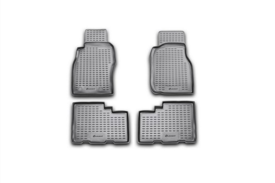 Nissan Patrol Y61 1997-2011 гг. Резиновые коврики в салон (4 шт, Novline) Image