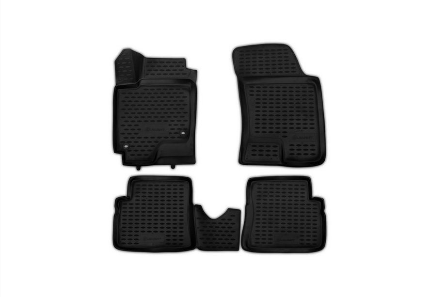 Hyundai Getz 2002- гг. 3D резиновые коврики в салон (4 шт, Novline) Фото 1