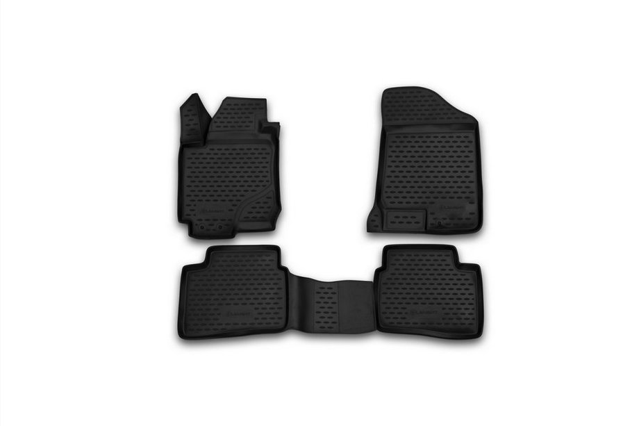 Kia Ceed 2007-2012 гг. 3D резиновые коврики в салон (4 шт, Novline) Image