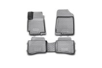 Kia Rio 2012-2017 гг. 3D резиновые коврики в салон (4 шт, Novline) (UB) фото 1