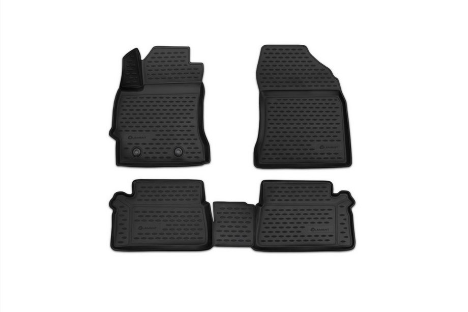 Toyota Auris 2012-2018 гг. 3D резиновые коврики в салон (4 шт, Novline) Фото 1